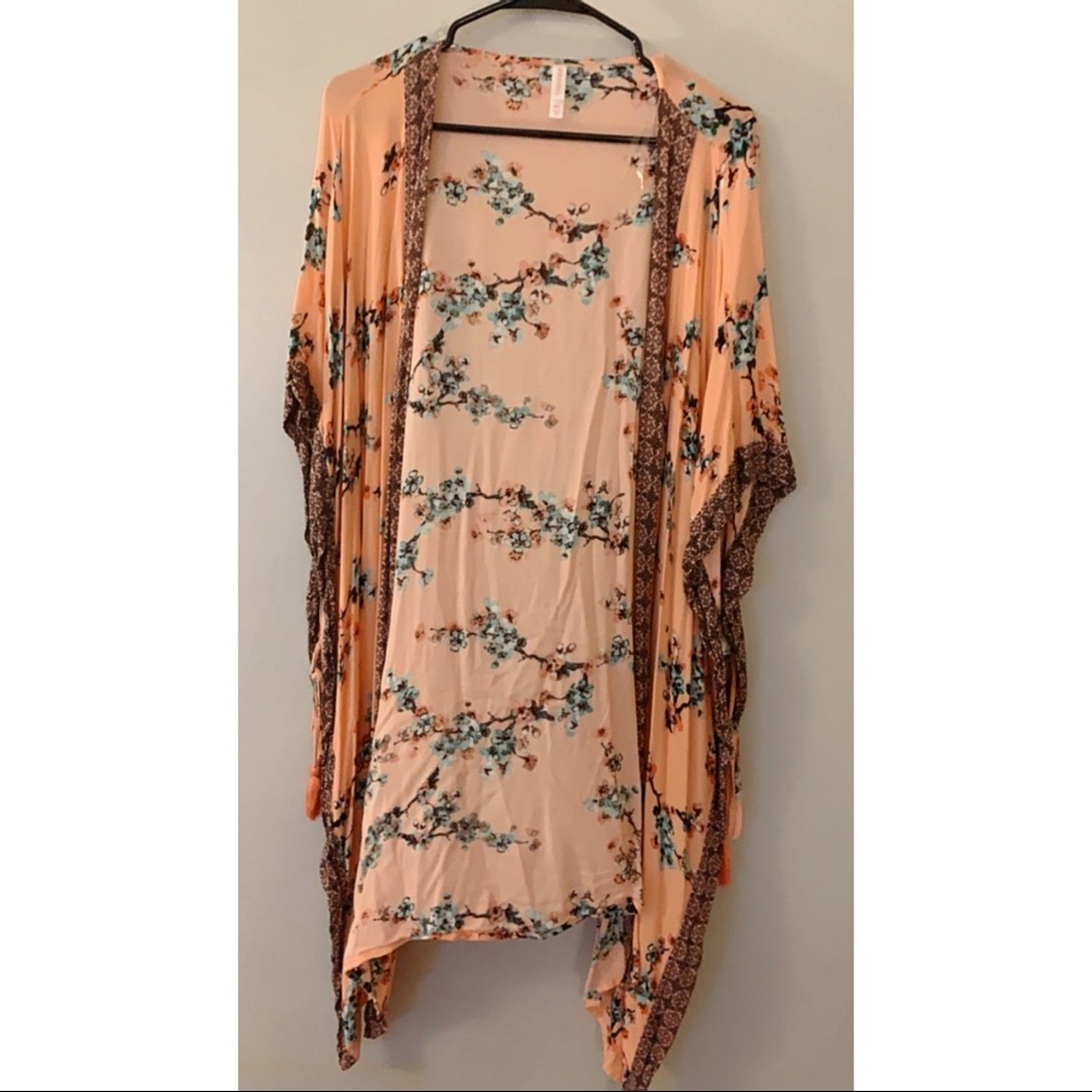 Floral Beach Cover or Kimono
